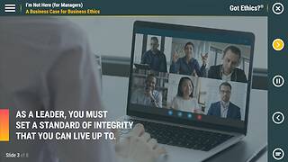 Got Ethics?® I’m Not Here (for Managers)
