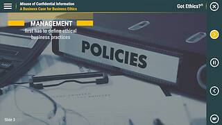 Got Ethics?® Misuse of Confidential Information