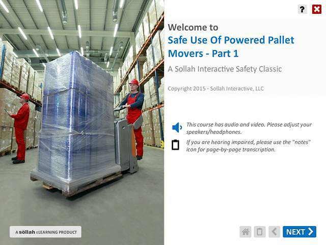 Safe Use of Powered Pallet Movers™ - Part 1