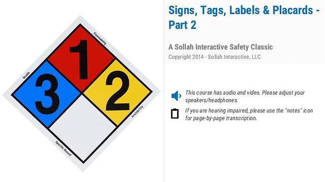 Signs, Tags, Labels & Placards™ - Part 2