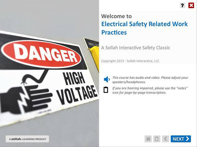 Electrical Safety-Related Work Practices™
