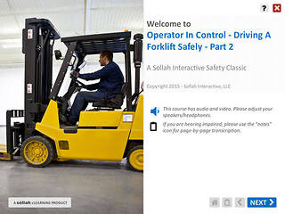 Operator In Control – Driving A Forklift Safely™ - Part 2