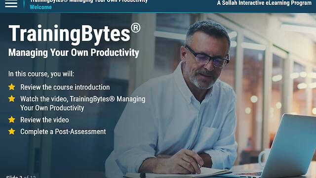 TrainingBytes® Managing Your Own Productivity
