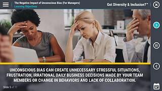 Got Diversity & Inclusion? The Negative Impact of Unconscious Bias (For Managers)