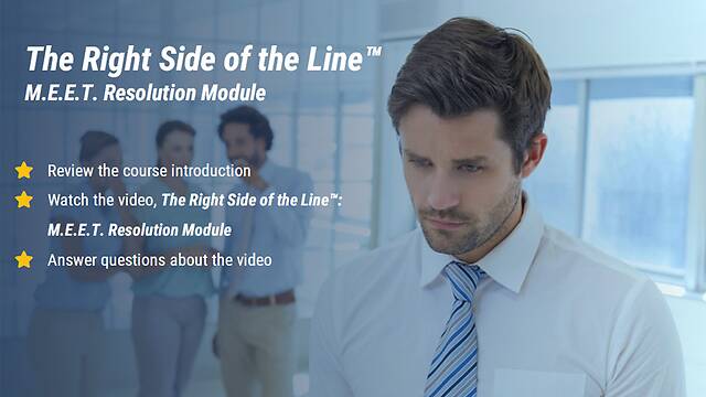 The Right Side of the Line: The M.E.E.T. Resolution Module