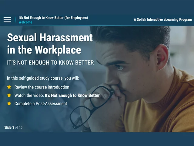 Sexual Harassment… It’s Not Enough to Know Better (For Employees)