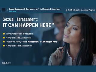 <mark>Sexual Harassment</mark>: It Can Happen Here™ (Managers/Supervisors)