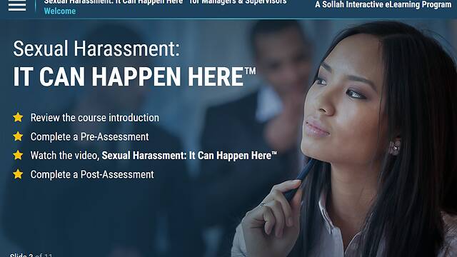 Sexual Harassment: It Can Happen Here™ (Managers/Supervisors)