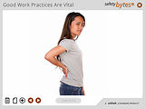 SafetyBytes® - Preventing Ergonomic Disorders: Good Work Practices 