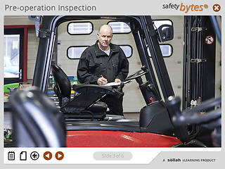 SafetyBytes® Forklift Safety: Changing A Battery