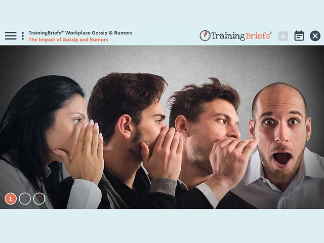 TrainingBriefs® Workplace Gossip & Rumors