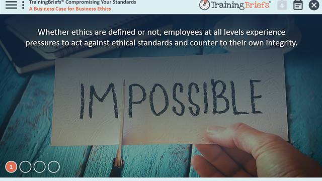 TrainingBriefs® Compromising Your Standards