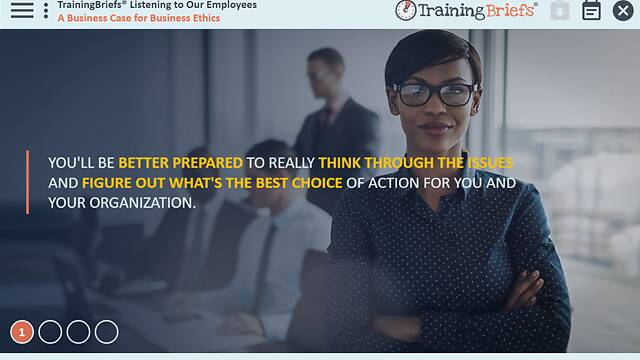 TrainingBriefs® Listening to Our Employees