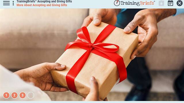 TrainingBriefs® Accepting and Giving Gifts