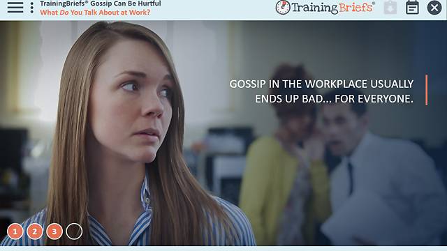 TrainingBriefs® Gossip Can Be Hurtful