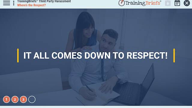 TrainingBriefs® Third Party Harassment