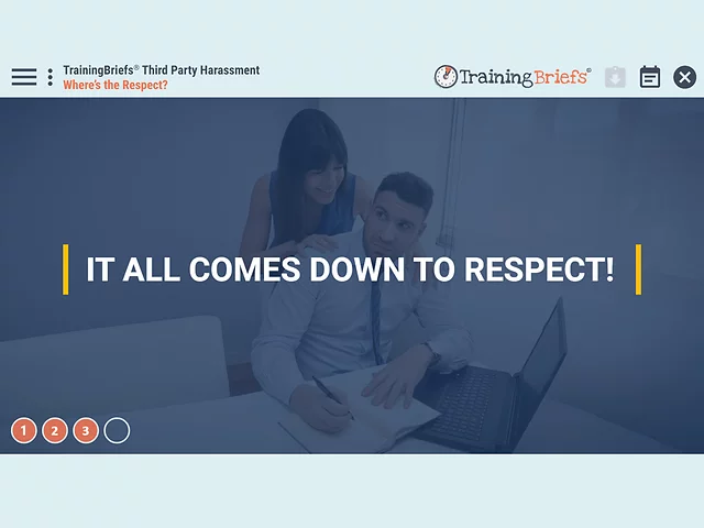 TrainingBriefs® Third Party Harassment