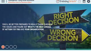 TrainingBriefs® Using Inside Information