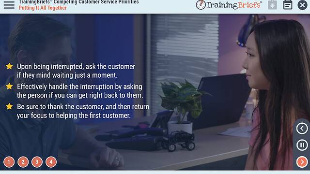 TrainingBriefs® Competing Customer Service Priorities