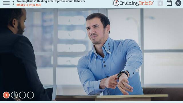 TrainingBriefs® Dealing with Unprofessional Behavior