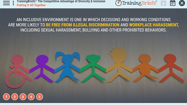 TrainingBriefs® The Competitive Advantage of <mark>Diversity</mark> & Inclusion