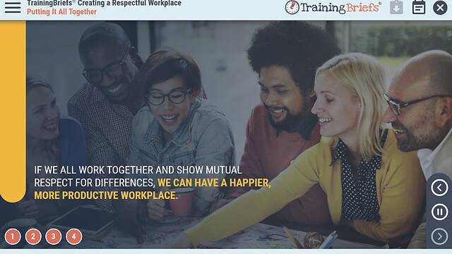 TrainingBriefs® Creating a Respectful Workplace
