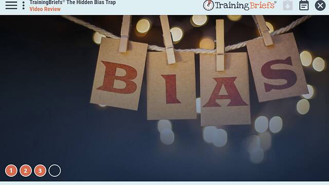 TrainingBriefs® The Hidden Bias Trap