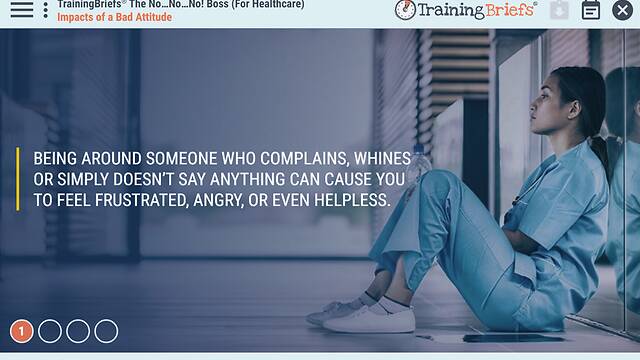 TrainingBriefs® The No…No…No! Boss (For Healthcare)