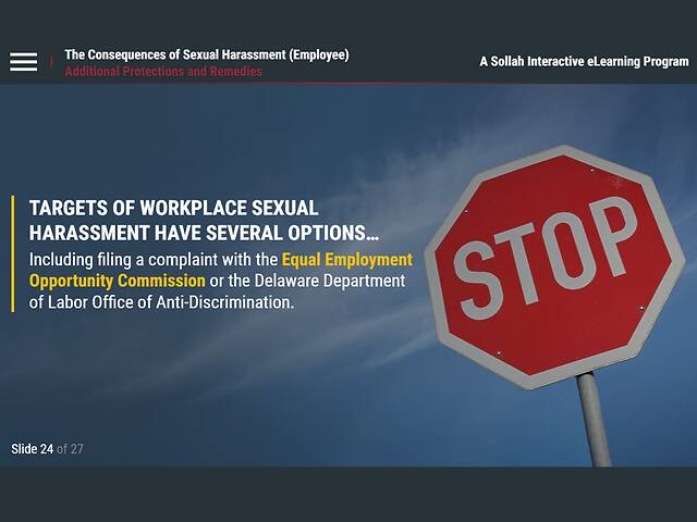 The Consequences of Sexual Harassment™ (DE Employee)