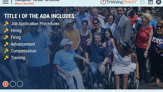 TrainingBriefs® The ADA - An Overview
