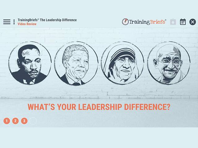 TrainingBriefs® The Leadership Difference