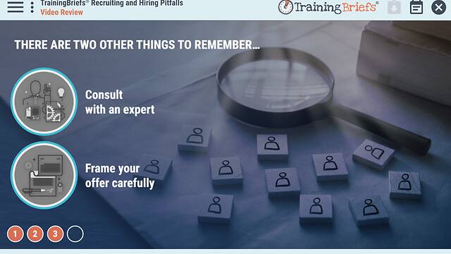 TrainingBriefs® Recruiting and Hiring (Legally)