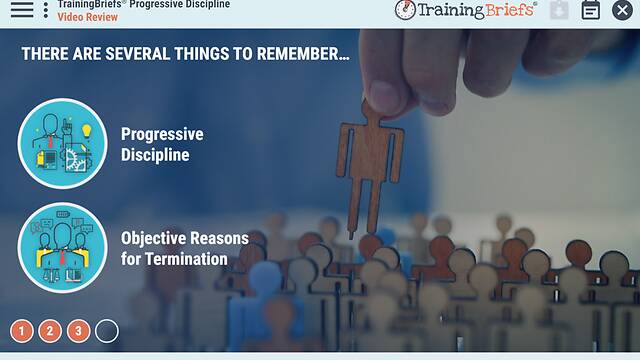 TrainingBriefs® Progressive Discipline