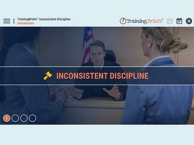 TrainingBriefs® Inconsistent Discipline