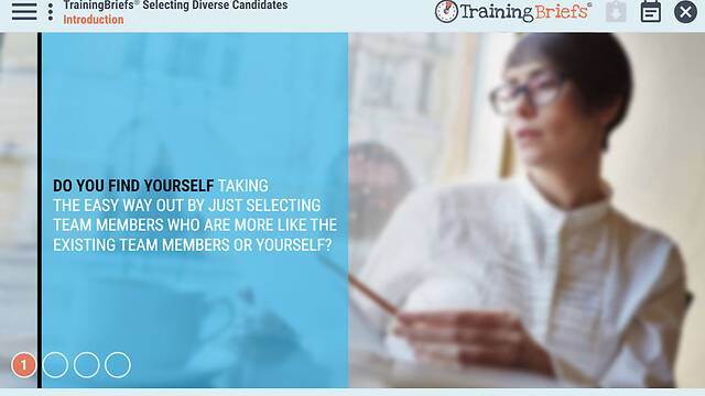 TrainingBriefs® Selecting Diverse Candidates