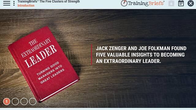 TrainingBriefs® The Five Clusters of Strength