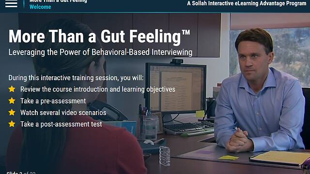 More Than a Gut Feeling™: Leveraging the Power of Behavior-Based Interviewing